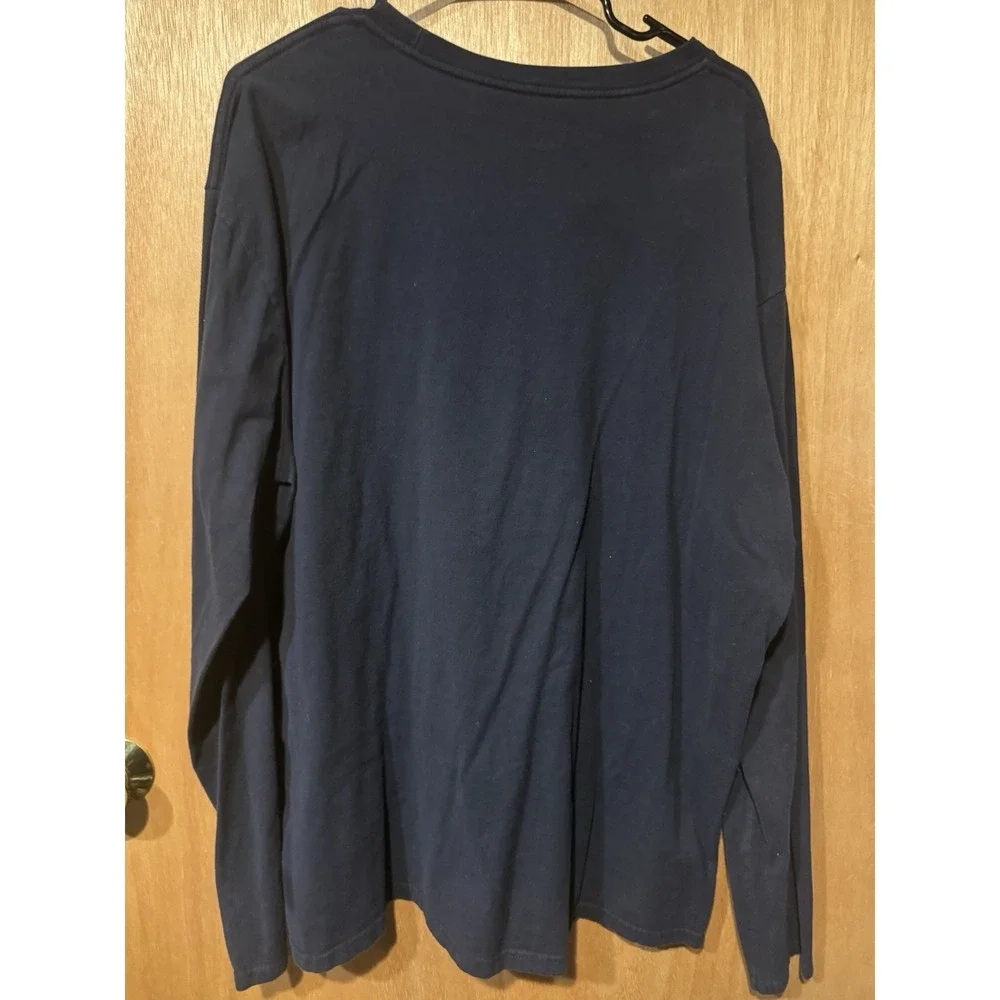 Ralph Lauren Polo Jeans Long Sleeve Phys Ed Navy XL Tee Shirt (H)